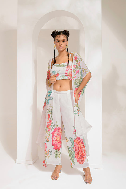 IVORY WHITE CAPE SET