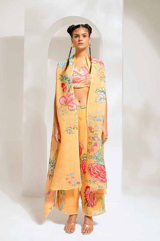 CHROME YELLOW CAPE SET