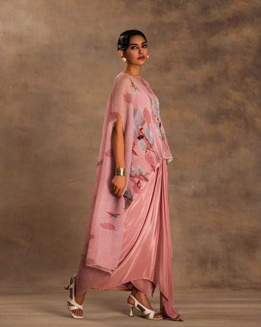 PINK PAKEEZAH KAFTAN & DHOTI