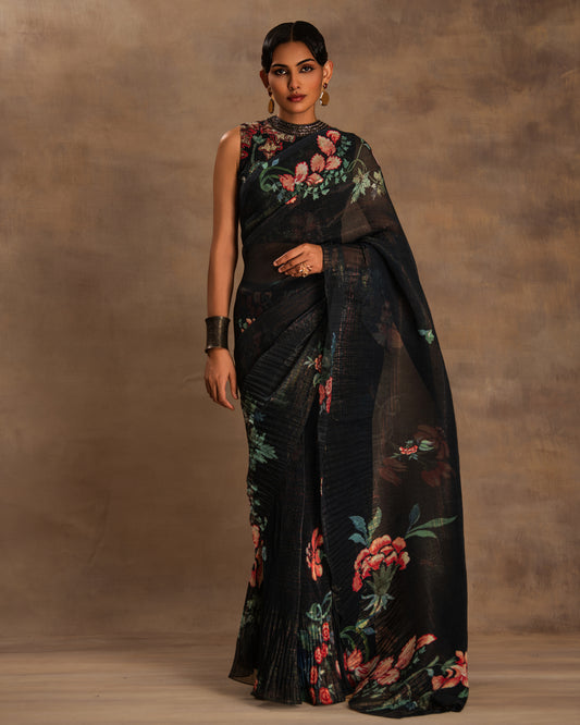 FOREST FLORA DRAPE SAREE