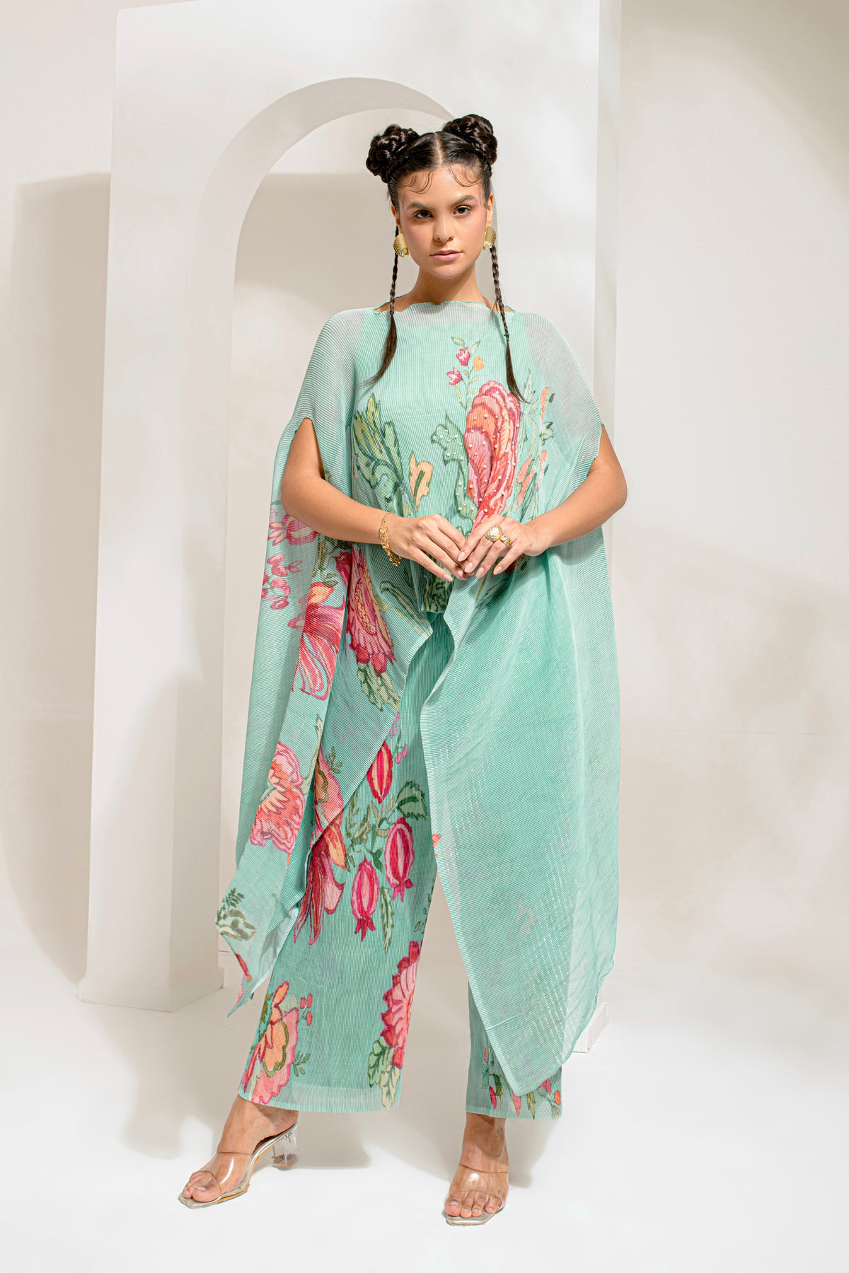 EMERALD GREEN HP KAFTAN & PANT