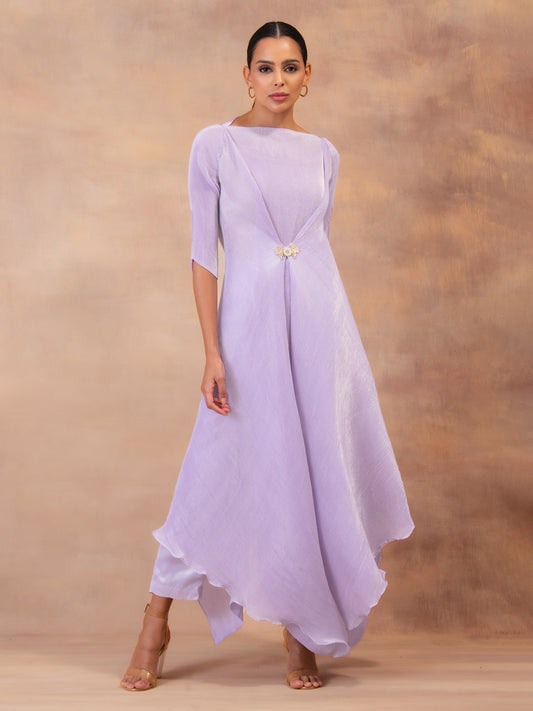 AMETHYST FLOW LAYERED TUNIC SET