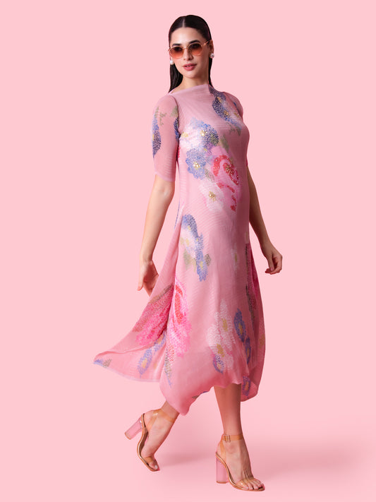 PETALS POETRY  BLUSH PINK DRESS