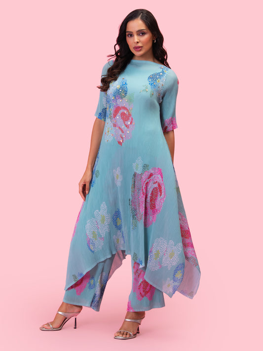 'MORNING BLOSSOM' PETALS KURTA SET
